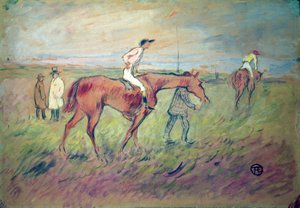 Bei den Rennen von Henri de Toulouse Lautrec